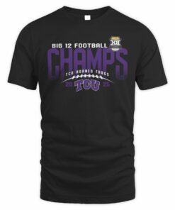 TCU Horned Frogs Conference Title 2025 Big 12 Champions T-Shirt