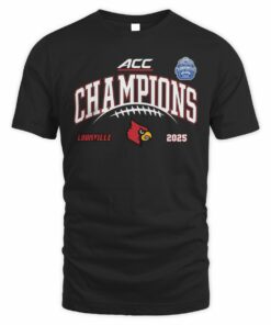 Louisville Cardinals Football ACC Champions 2025 T-Shirt Official Team