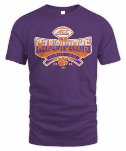 Clemson Tigers 2025 ACC College Football Champion Team T-Shirt
