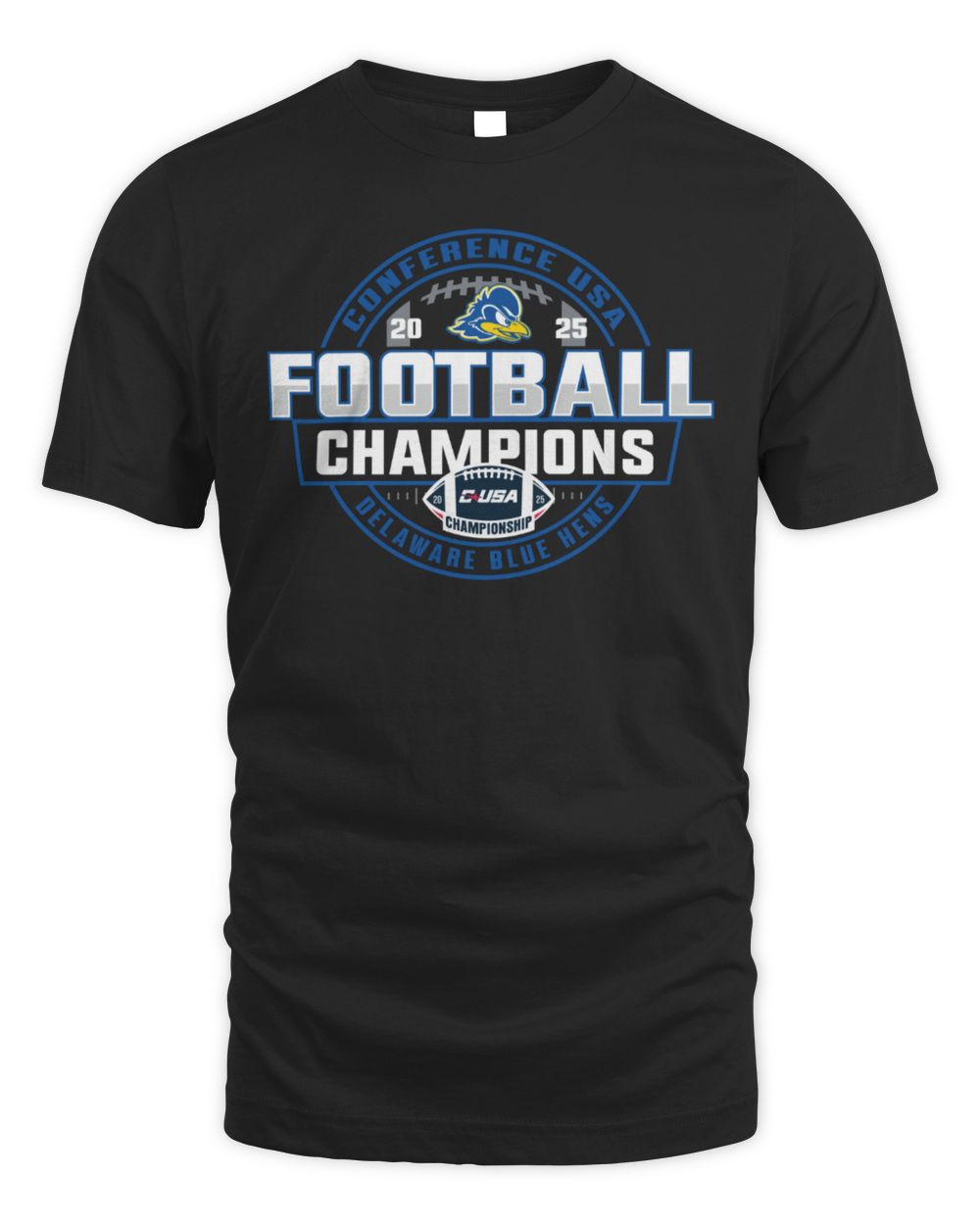 Delaware Blue Hens Conference USA Football Champions 2025 T-Shirt