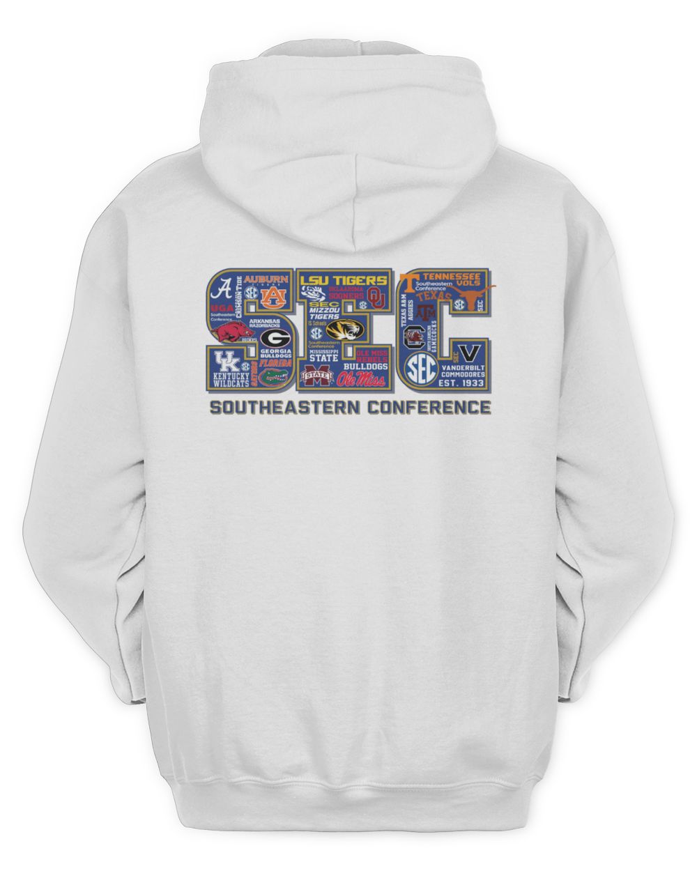 Missouri Tigers SEC Oval Tiger Head All Schools Hoodie