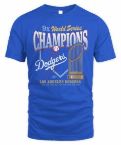 Los Angeles Dodgers 9X World Series Champions 2025 Collector T-Shirt