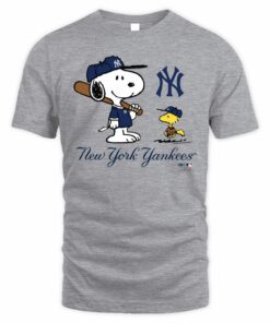 New York Yankees Snoopy Peanuts Baseball Character Shirt
