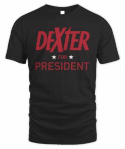 Dexter Shop Dexter For President Adult Short Sleeve T-Shirt