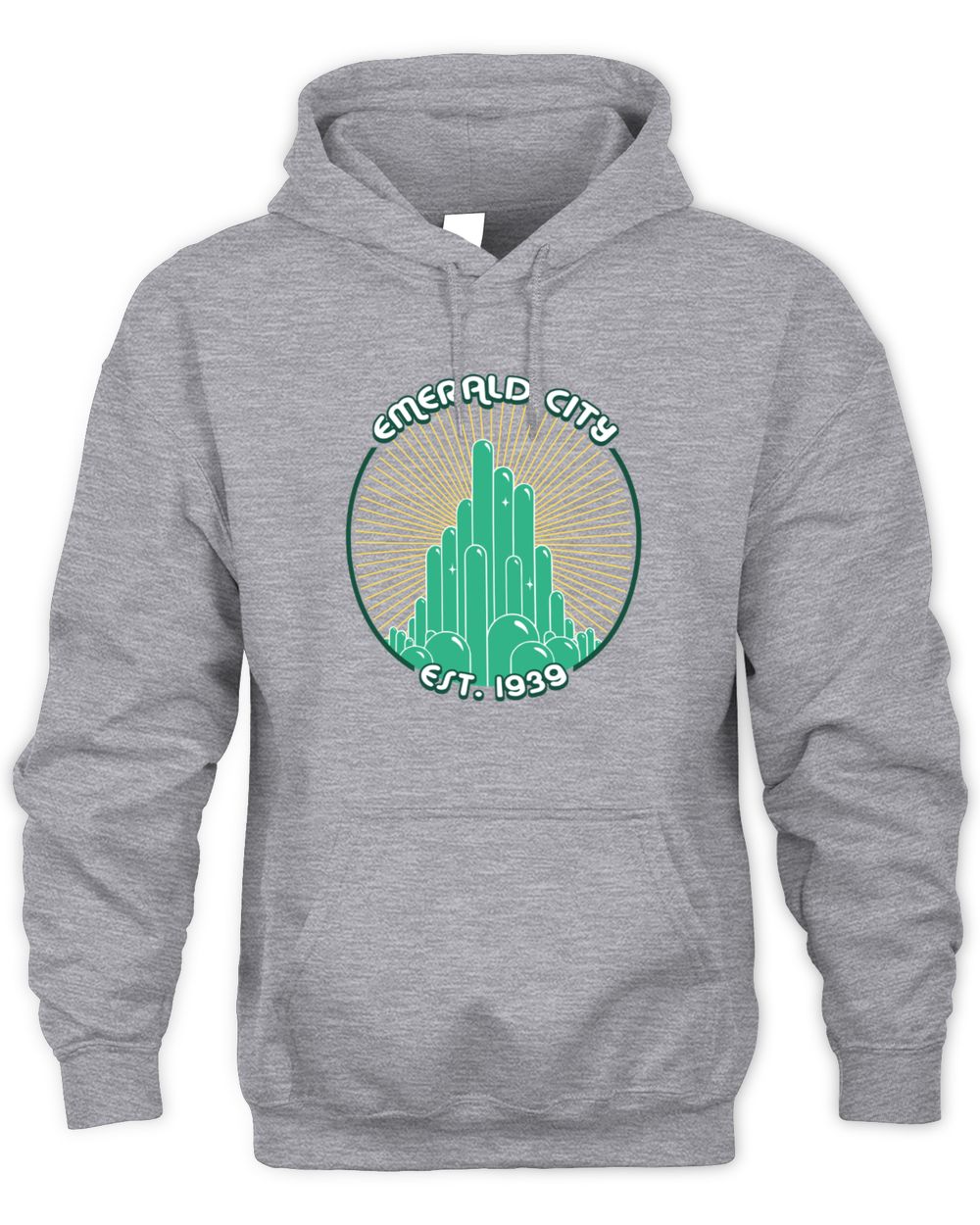 Emerald City 1939 Established Vintage Retro City Classic Hoodie