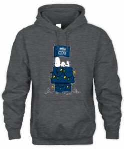 Old Dominion Monarchs Snoopy House Christmas Lights Hoodie