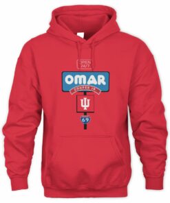 Omar Cooper Jr Crimson Open 24/7 Indiana Hoosiers Player Hoodie