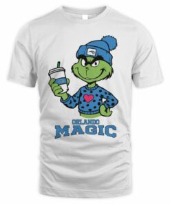 Orlando Magic Grinch Heart Christmas Basketball T-Shirt