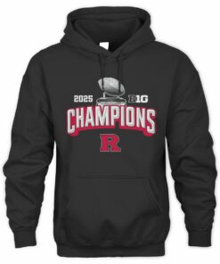 2025 Big Ten Football Champions Rutgers Scarlet Knights College Event Hoodie