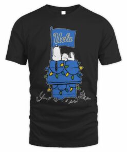 UCLA Bruins Snoopy House Holiday Lights T-Shirt