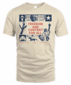 Crooked Store Freedom And Content For All T-Shirt