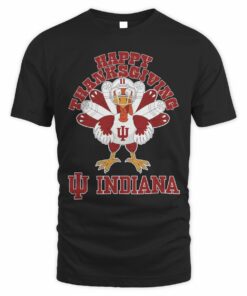 Indiana Hoosiers Happy Thanksgiving Turkey T-Shirt