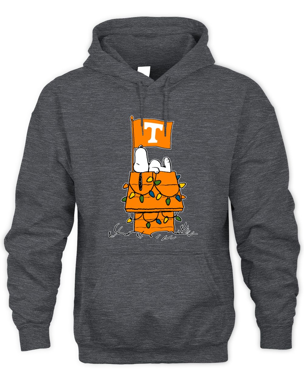 Tennessee Volunteers Snoopy House Christmas Lights Hoodie