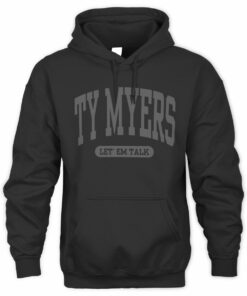 Ty Myers Merch Let 'Em Talk Varsity Hoodie