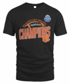Clemson Tigers 2025 ACC Football Conference Champions T-Shirt