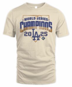Mitchell & Ness 2025 World Series Champions Dodgers Arch Emblem T-Shirt