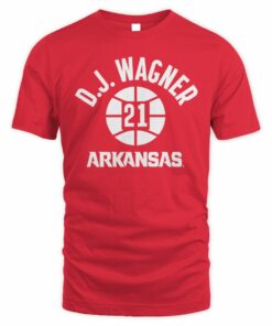 DJ Wagner Arkansas Basketball Number 21 Fan Tee Shirt
