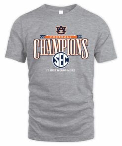 SEC Champions 2025 Auburn Tigers Football Graphic T-Shirt