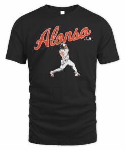 Pete Alonso Baltimore Slugger Swing T Shirt