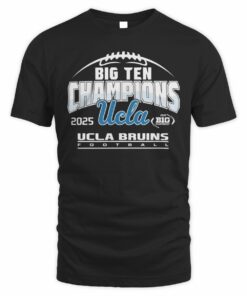 UCLA Bruins Football 2025 Big Ten Champions College Team T-Shirt
