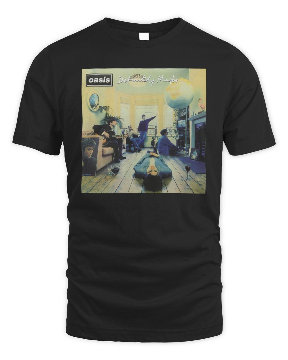 Oasis Shop Definitely Maybe Vintage Artwork T-Shirt