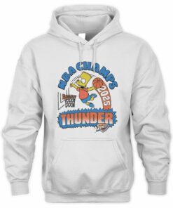 Homage The Simpsons Bart x Thunder 2025 NBA Champs Hoodie