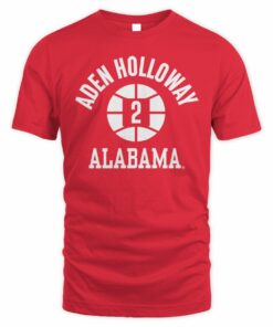 Aden Holloway Alabama Basketball Number 2 Fan Tee Shirt