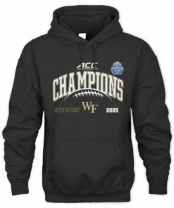 Wake Forest Demon Deacons ACC Champions 2025 NCAA College Football Hoodie