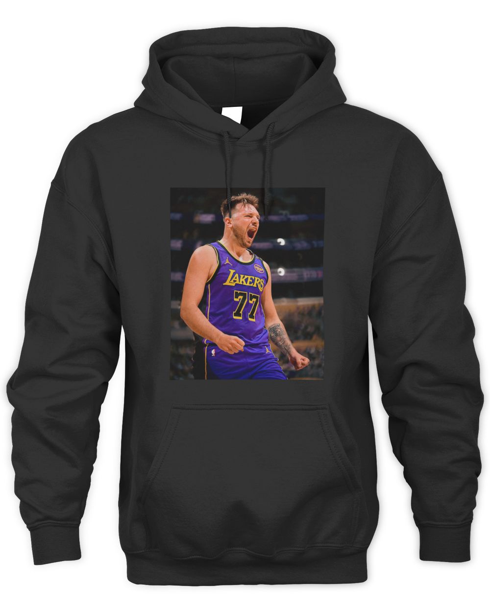 NBA Shop Luka Dončić Los Angeles Lakers Game Frames Black Hoodie Official