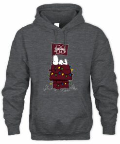 Mississippi State Bulldogs Snoopy House Christmas Lights Hoodie