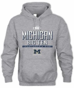 Michigan Wolverines Football 2025 Big Ten Championship Game Event Hoodie