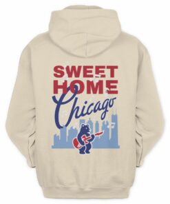 Cubs Sweet Home Baseball Chicago Song Theme Graphic Hoodie