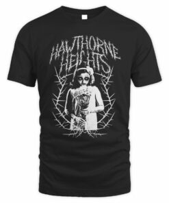 Hawthorne Heights Shop The Silence In Black Metal And White T-Shirt