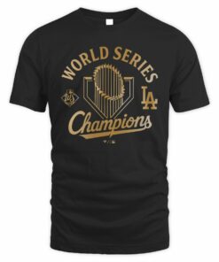 Los Angeles Dodgers 2025 World Series Champions Locker Room Parade T-Shirt
