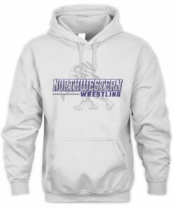 Wildcats Wrestling Graphic Hoodie Northwestern
