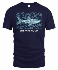 Life Is Good Shop Men's Life Was Good Shark Short Sleeve T Shirt