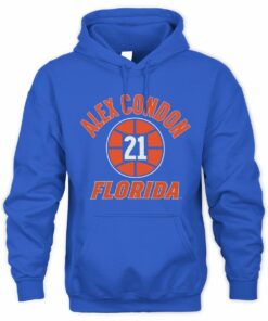 Florida Gators Blue Jersey Alex Condon NCAA Fan Graphic Hoodie