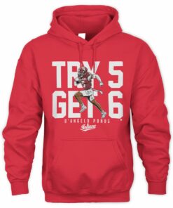 Indiana Football D'Angelo Ponds Try 5 Get 6 Official Hoodie