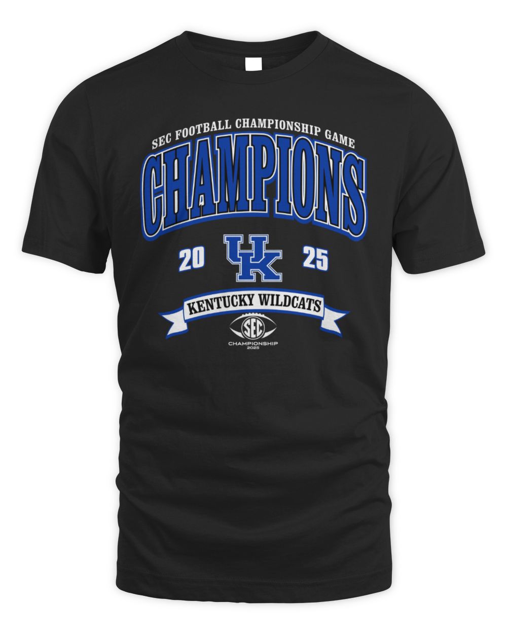 Kentucky Wildcats 2025 SEC Football Championship Game Champions T-Shirt