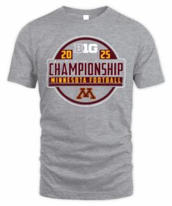 Minnesota Golden Gophers Big Ten Football Championship 2025 Official T-Shirt