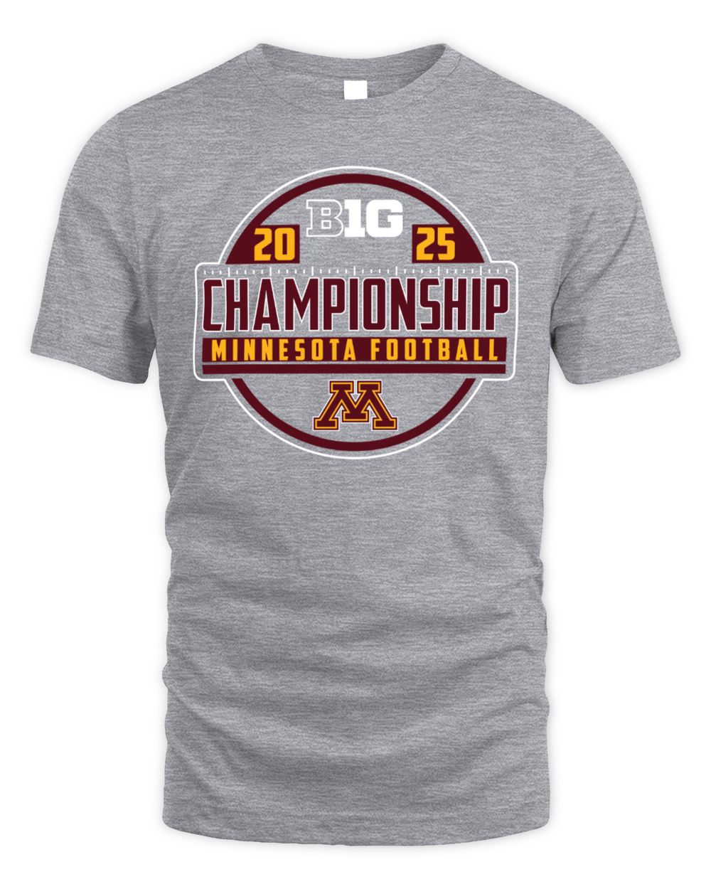 Minnesota Golden Gophers Big Ten Football Championship 2025 Official T-Shirt