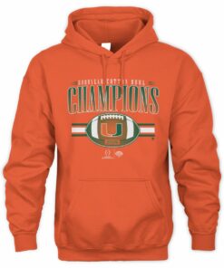 Miami Football CFP Cotton Bowl Champions Official Hoodie
