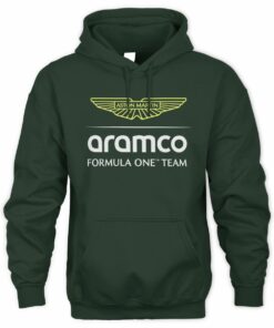 Marshalls F1 Merch Youth Green Aston Martin Official Hoodie
