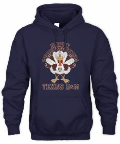 Texas A&M Aggies Turkey Helmet Happy Thanksgiving Hoodie
