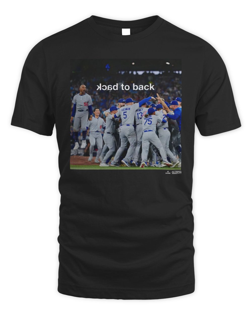 Los Angeles Back To Back Champions Baseball Team Celebration T-Shirt