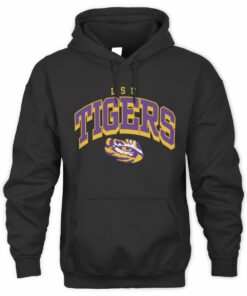 NCAA Shop LSU Tigers Line Corps Black Sweatshirt Hoodie