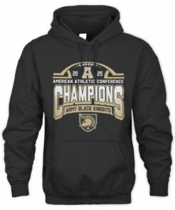 Army Black Knights 2025 Football AAC Champions Conference Hoodie