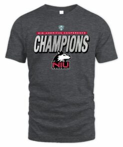 2025 MAC Football Champions Northern Illinois Huskies Fan Tee
