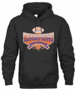 Clemson Tigers Official ACC Football Champions 2025 Fan Hoodie
