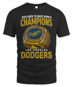Dodgers 2025 Back To Back World Champions Ring Collector T-Shirt